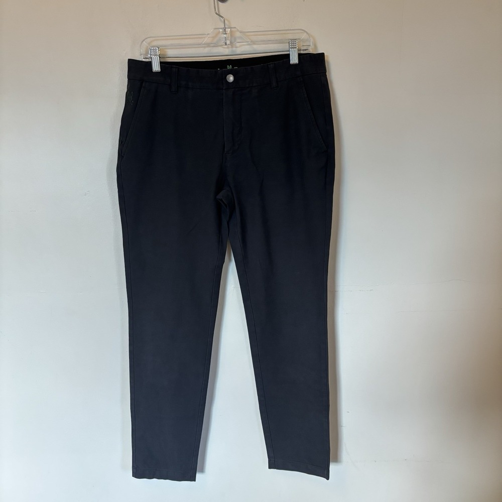 Psycho Bunny Mens Black Gable Regular‎ Fit Golf Performance Tunstall Pant 32